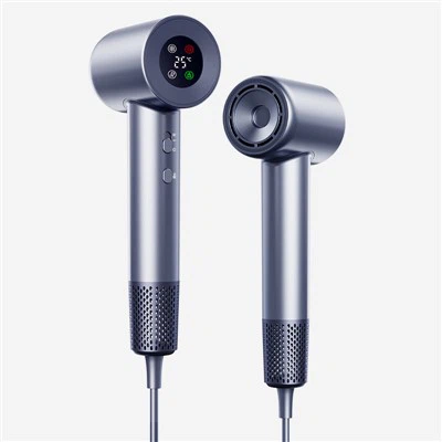 Hiustenkuivain näyttölaitteella